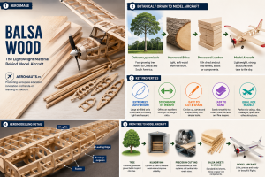 Balsa wood is used for aeromodelling for many years.